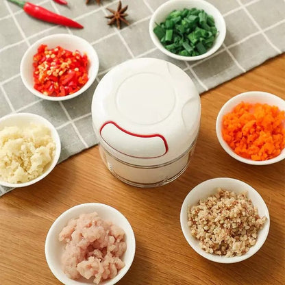 Mini Speedy Chopper Manual Hand-Pull Food Processor | مینی سپیڈی ہیلی کاپٹر دستی ہاتھ سے کھینچنے والا فوڈ پروسیسر
