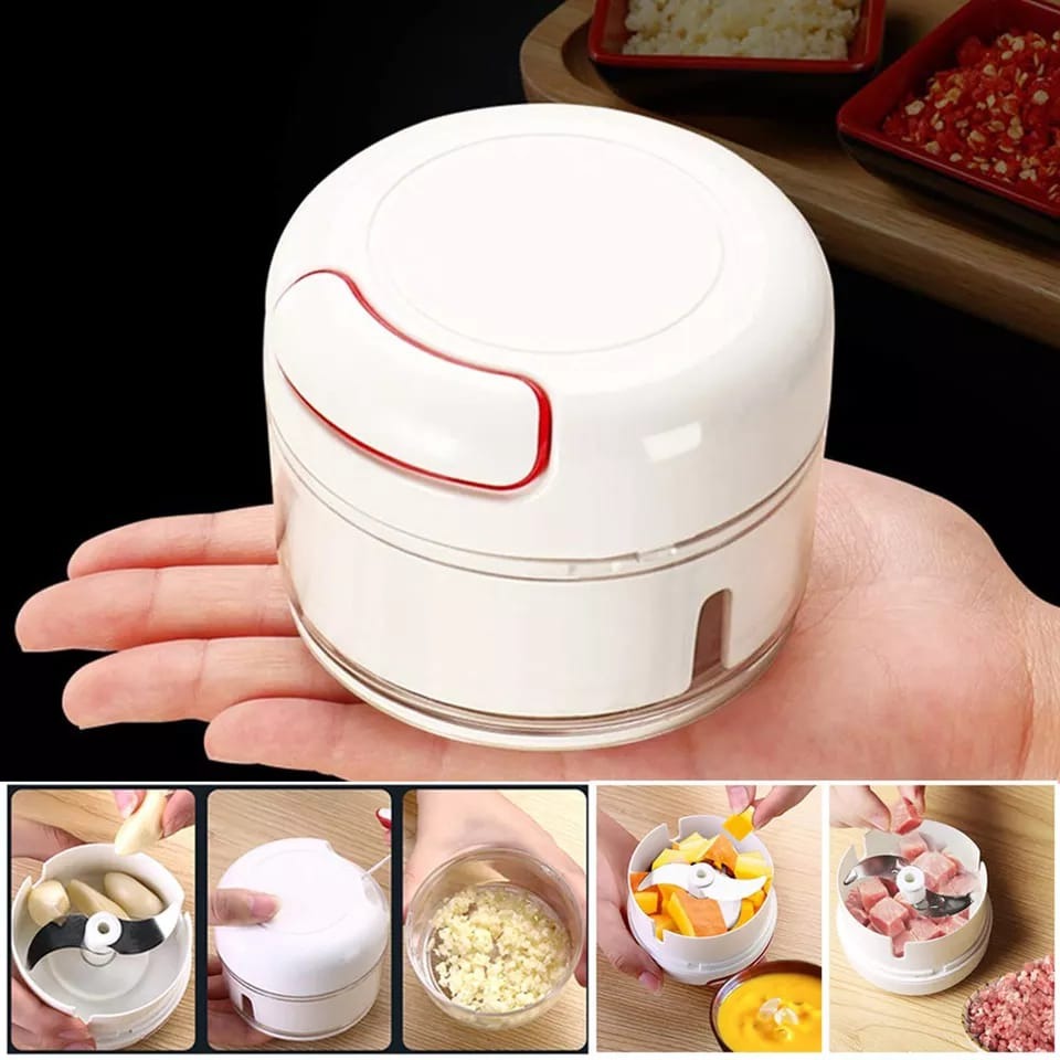 Mini Speedy Chopper Manual Hand-Pull Food Processor | مینی سپیڈی ہیلی کاپٹر دستی ہاتھ سے کھینچنے والا فوڈ پروسیسر