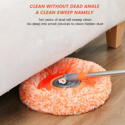 360° Rotating Microfiber Mop – Extendable Handle
