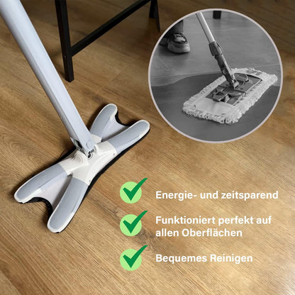 XMOP Floor Mop - The ideal tool for flawlessly clean floors - Mop with technology - Easy floor wiping