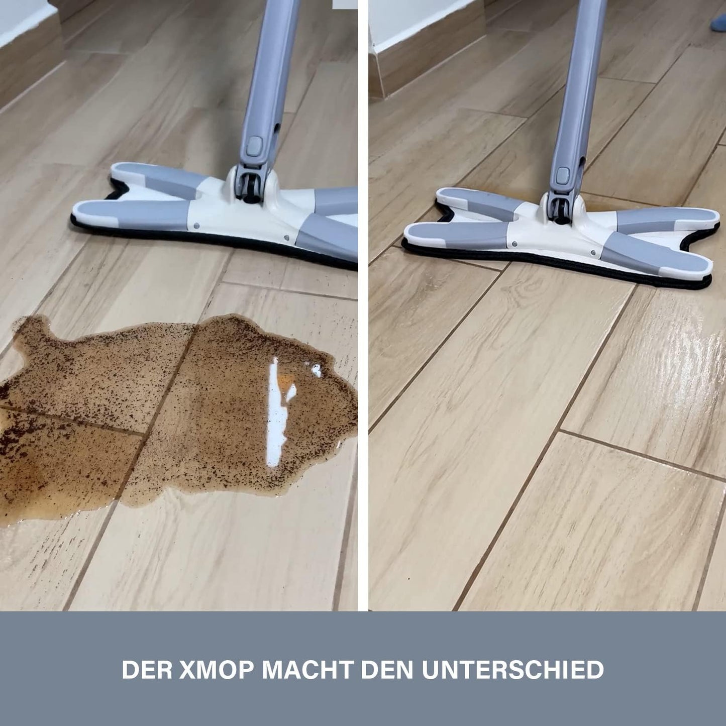 XMOP Floor Mop - The ideal tool for flawlessly clean floors - Mop with technology - Easy floor wiping