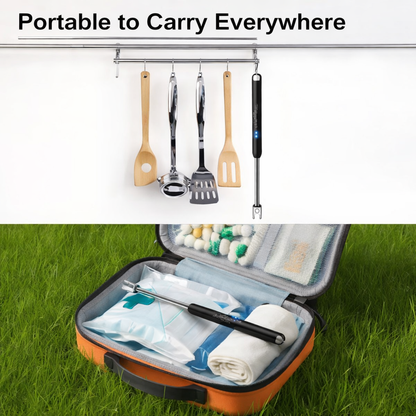 USB Rechargeable Arc Lighter – 360° Flexible, Windproof, Waterproof Safety Lock