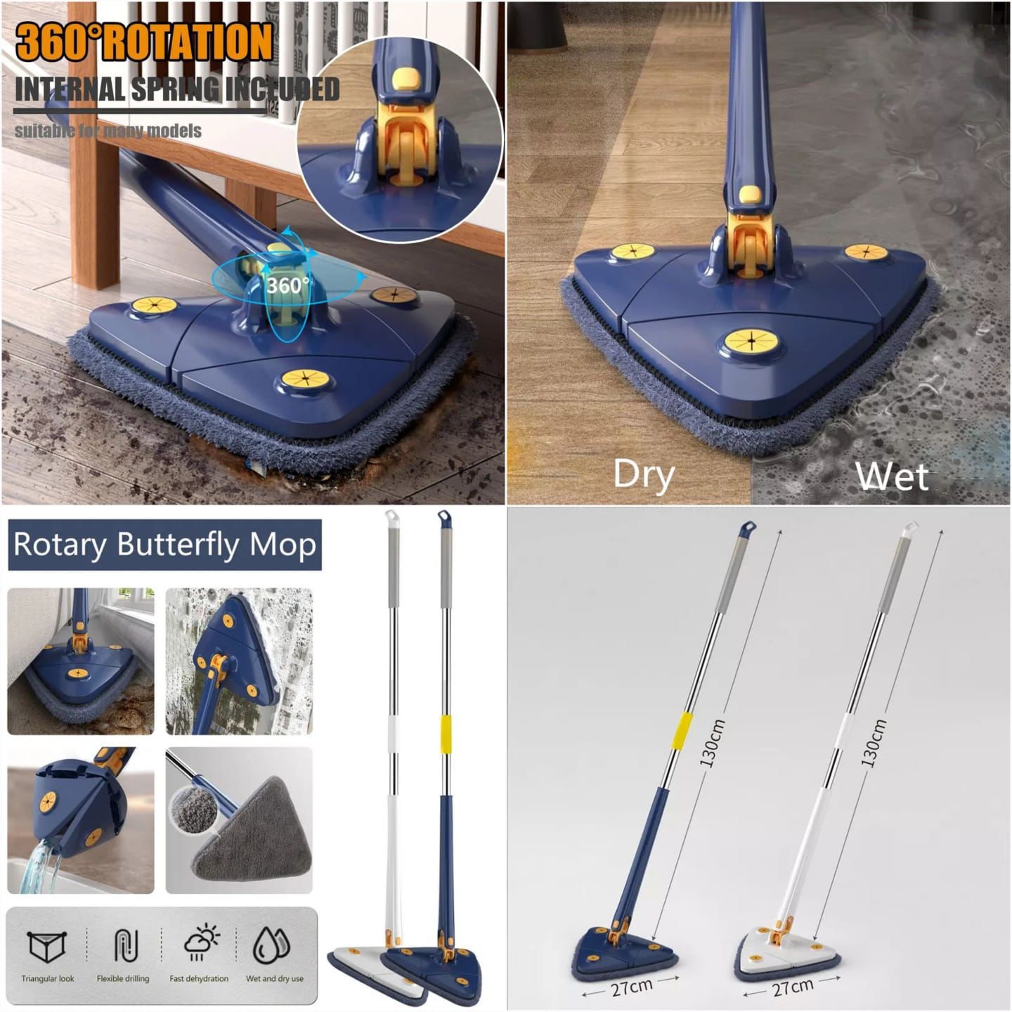 360 Rotating Adjustable Mop